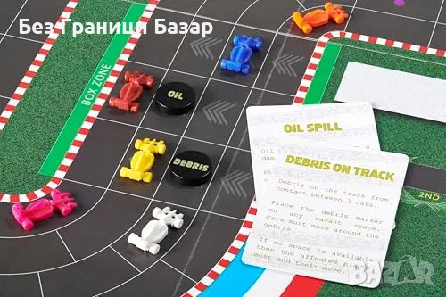 Нова настолна Стратегическа състезателна игра Racing Line – Формула 1, снимка 7 - Настолни игри - 49534063