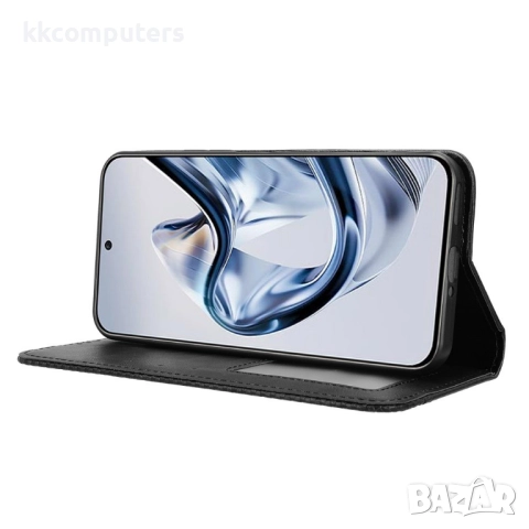 Кожен Ретро Калъф за ZTE nubia Air 5G- Магнитно затваряне, Държач за Карти и Стойка, вкл. Протектор,, снимка 8 - Калъфи, кейсове - 52402565