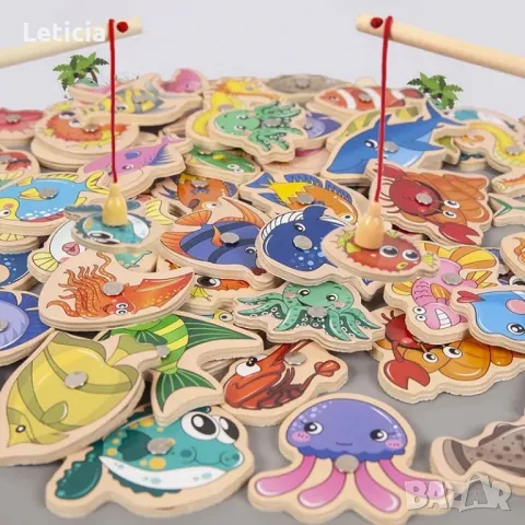 Игра Ловене на рибки, снимка 3 - Образователни игри - 48547601