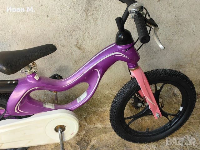 детски велосипед 16 цола с дискови спирачки , снимка 5 - Велосипеди - 54344831