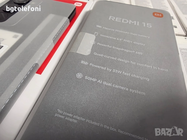 Xiaomi Redmi 15 6/128,чисто нови,черни, снимка 3 - Xiaomi - 51979873