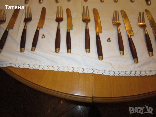 Прибори за хранене -ДЪРВО И БЛАГОРОДНА СТОМАНА -  СТАРИННИ, снимка 2 - Прибори за хранене, готвене и сервиране - 32108655