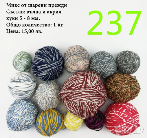 Евтини прежди в малки количества - нови и остатъци , снимка 3 - Други - 52042465