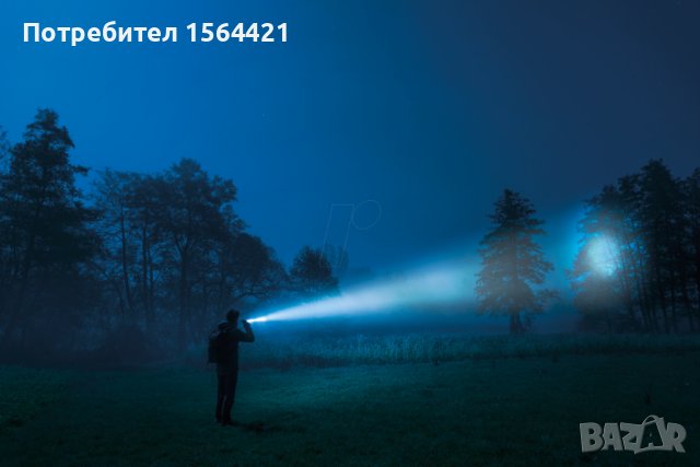 мощен прожектор ANSMANN, фенер, немски 930 лумена, внос от Германия, снимка 13 - Прожектори - 19639384