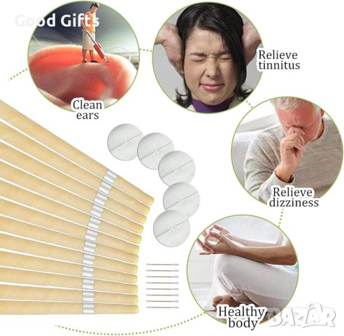 Комплект Ароматни восъчни свещи за уши, 10 броя , снимка 6 - Други - 44459571