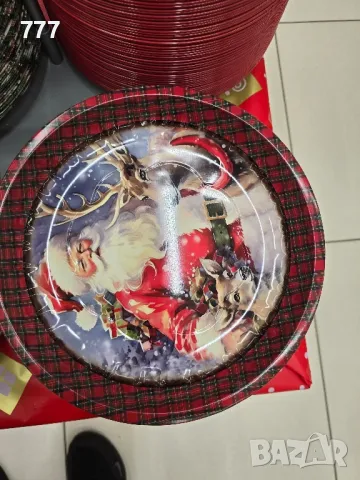 метални коледни подноси табли, снимка 11 - Аксесоари за кухня - 48088767