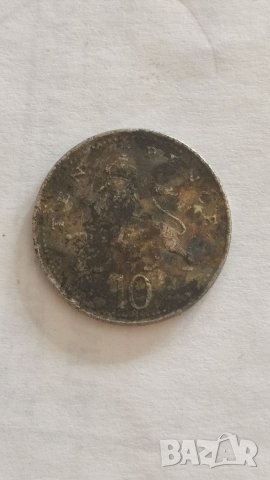 10 пенса 2000 година, 925 сребро, Кралица Елизабет ll. , снимка 3 - Нумизматика и бонистика - 38103355