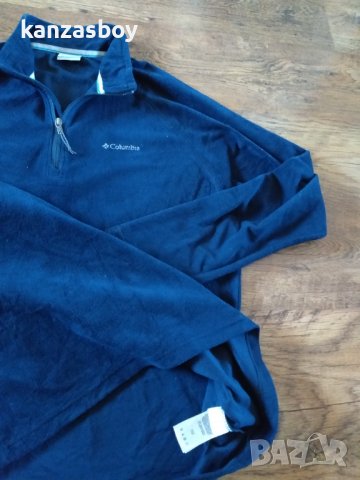 Columbia Men's Hart Mountain II Half Zip - страхотна мъжка блуза  КАТО НОВА, снимка 8 - Спортни дрехи, екипи - 39234077