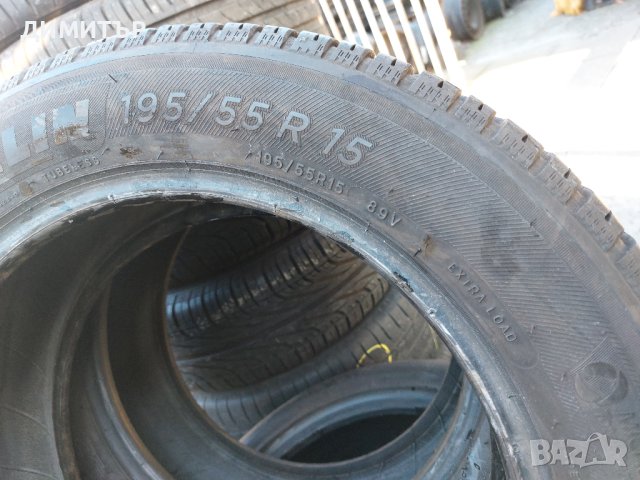 2бр.всесезонни гуми Michelin 195 55 15 dot2517 Цената е за брой!, снимка 6 - Гуми и джанти - 44323223