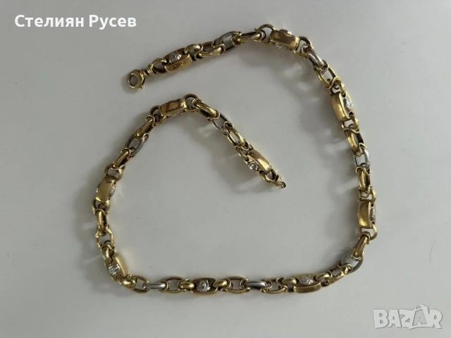 56.43 гр 65см мъжки златен ланец версаче / златно колие / синджир / ланец / злато / златен / GOLD 58, снимка 1