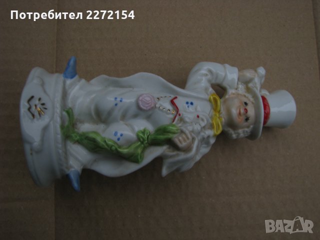 Порцеланова статуетка фигурка клоун, снимка 2 - Антикварни и старинни предмети - 31734767