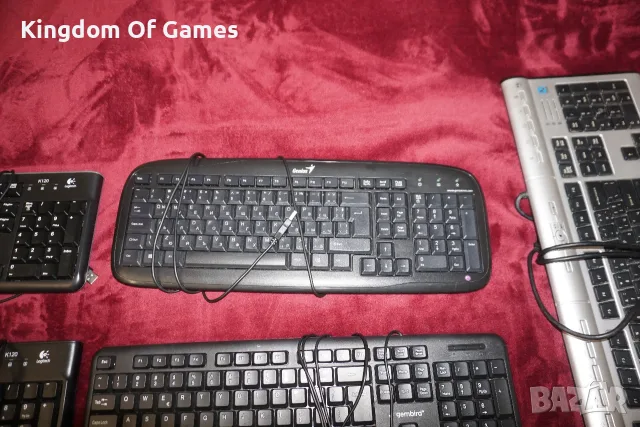 12 Клавиатури Logitech K120/Dell/Fujitsu KB410K/Gembird/Genius/A4Tech за Настолен Компютър , снимка 7 - Клавиатури и мишки - 55501007