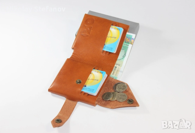 Вертикален оригами портфейл , снимка 4 - Портфейли, портмонета - 52827802