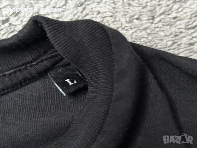 Diesel Mens T-Diego-Long B-R T-Shirt in Black L, снимка 8 - Тениски - 53065921