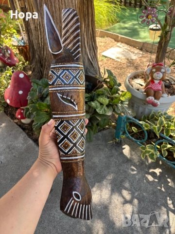 Маска за стена от дърво 50см. Последен 1 брой., снимка 8 - Пана - 36436122