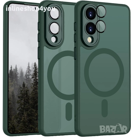 Матов MAGSAFE Кейс за Samsung Galaxy S25 EDGE , снимка 9 - Калъфи, кейсове - 51854685