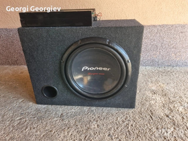 бас каса с усилвател 