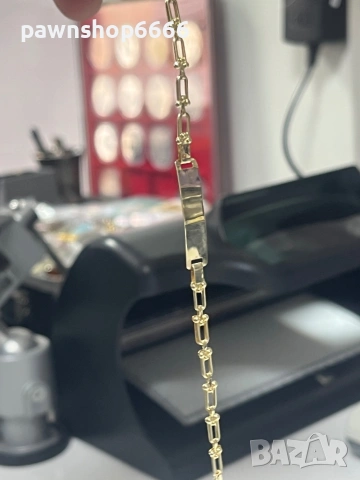 Златна гривна 14 карата