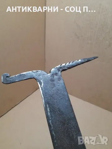 Соц Старо Ръчно Ковано Градинско Стъргало., снимка 6 - Антикварни и старинни предмети - 48851988