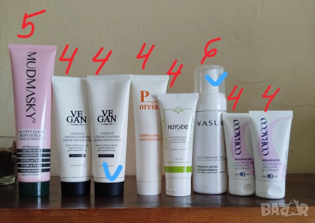 Гелове, скрабове за лице 