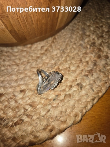 Сребърен пръстен, снимка 3 - Пръстени - 53272979