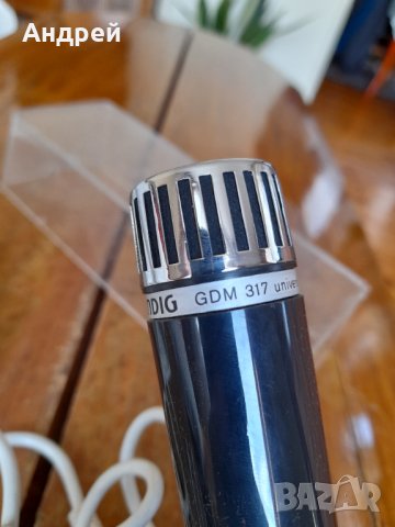 Стар микрофон Grundig GDM 317, снимка 5 - Други ценни предмети - 42224125