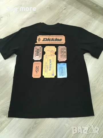 Dickies  Paxico T-Shirt - Black мъжка тениска нова L, снимка 7 - Блузи - 55906321