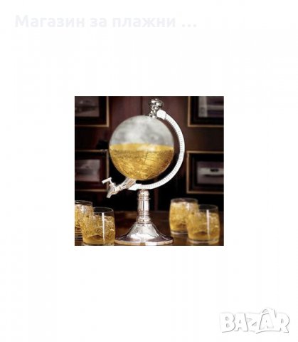 ДИСПЕНСЪР ЗА ВОДА И ВСЯКАКВИ НАПИТКИ ВЪВ ФОРМАТА НА ГЛОБУС ,1000 ML, ПРОЗРАЧЕН - код Globe, снимка 5 - Други - 34294901