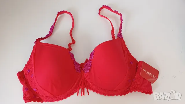 Marie Jo червен сутиен 80 А, нов, снимка 2 - Бельо - 49512615