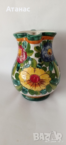 Декоративна порцеланова кана,жардениера, снимка 8 - Декорация за дома - 44797410