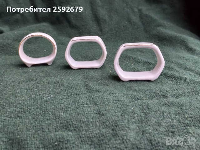 Порцеланови пръстени /рингове/ за салфетки, снимка 3 - Обзавеждане за заведение - 37073329