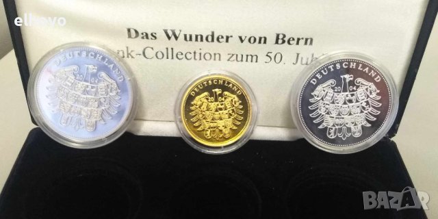 Сребърни юбилейни медали Das Wunder von Bern, 50г, снимка 2 - Нумизматика и бонистика - 44290953