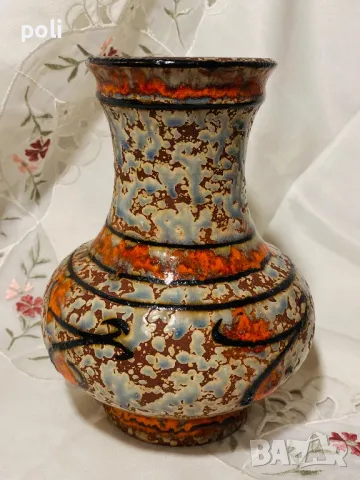 керамична ваза , снимка 3 - Вази - 49536034