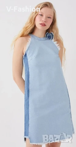 Дънкова рокля къса, снимка 6 - Рокли - 50780470