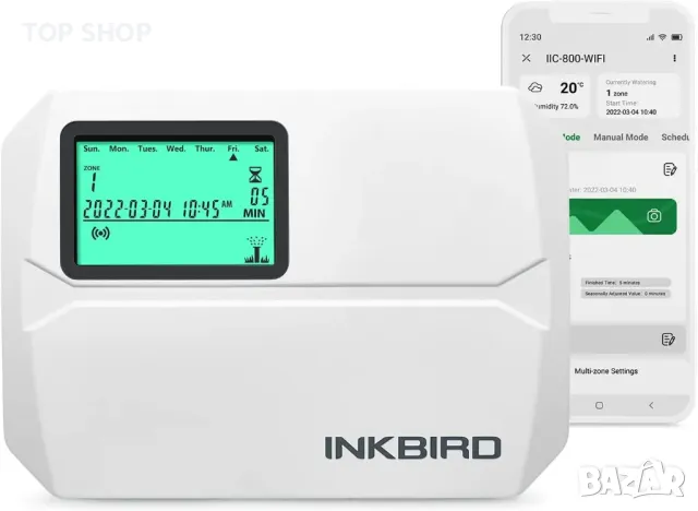 Компютър за напояване, 8-зонов INKBIRD IIC-800-WIFI  , снимка 1 - Напояване - 48774356