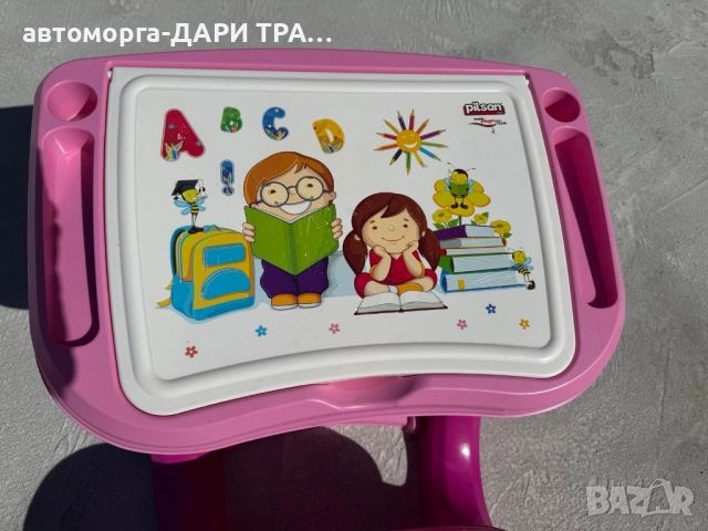 Детски чин - розов, снимка 3 - Играчки за стая - 51819840