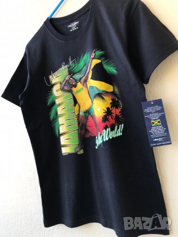 Тениска за любители на Юсеин Болт - М, снимка 4 - Тениски - 29749221