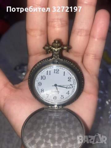 NOUSEG винтидж гравиран Пиратски джобен кварцов часовник + верижка , снимка 6 - Джобни - 42376327