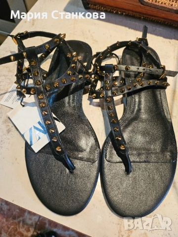 ZARA GOLT НОВИ сандали 36 номер, снимка 5 - Сандали - 54224220