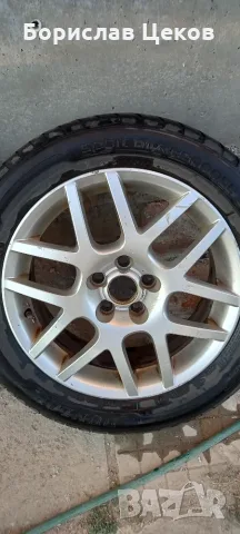 Оригкнални vw golf 4 BBS джанти 16" , с гуми dunlop 205/55(могат да карат още един сезон, снимка 6 - Гуми и джанти - 55783433