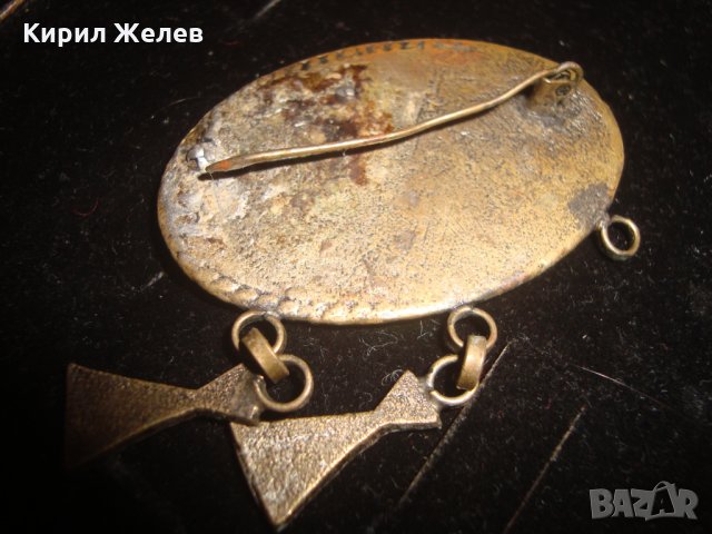 ВЪЗРОЖДЕНСКА БРОНЗОВА БРОШКА СТАРО ГРАДСКО БИЖУ НАКИТ 3090, снимка 4 - Колекции - 30285257