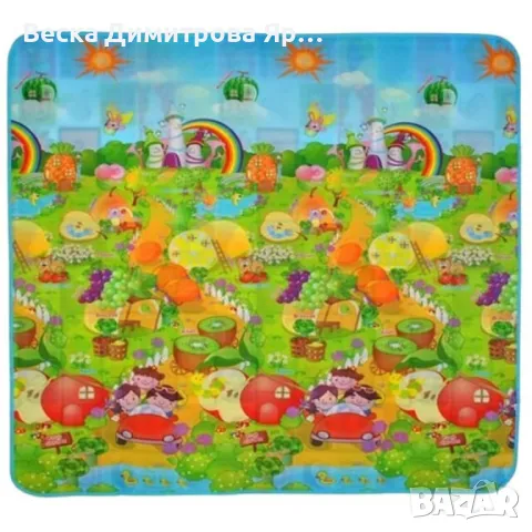 Двулицево детско килимче, Топлоизолиращо. 120х180 см и дебелина 0.5 см "Учи английски", снимка 7 - Други - 49135864