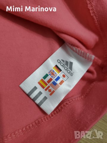Тениска блуза розова  Adidas, снимка 4 - Тениски - 34443174