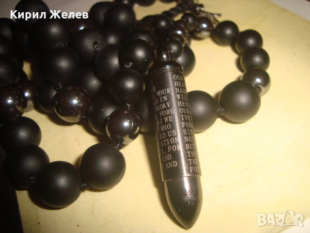 МОДЕН СКЪП ХЕНД МЕЙД МЕДАЛЬОН ОГЪРЛИЦА - БРОЕНИЦА от БЛАГОРОДНА СТОМАНА и ЧЕРЕН ОНИКС 24345, снимка 13 - Колиета, медальони, синджири - 33876200