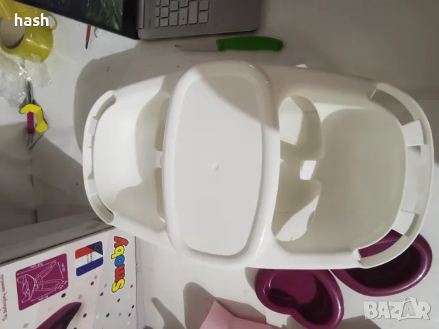 Столче за хранене за кукли Smoby Baby Nurse Twin 2in1, снимка 8 - Играчки за стая - 48585544