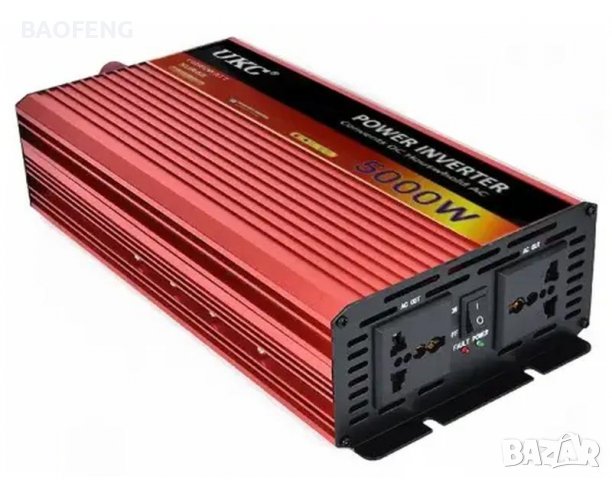 Нов 5000W Инвертор на напрежение от 12V на 220V  вносител, снимка 15 - Аксесоари и консумативи - 39510256