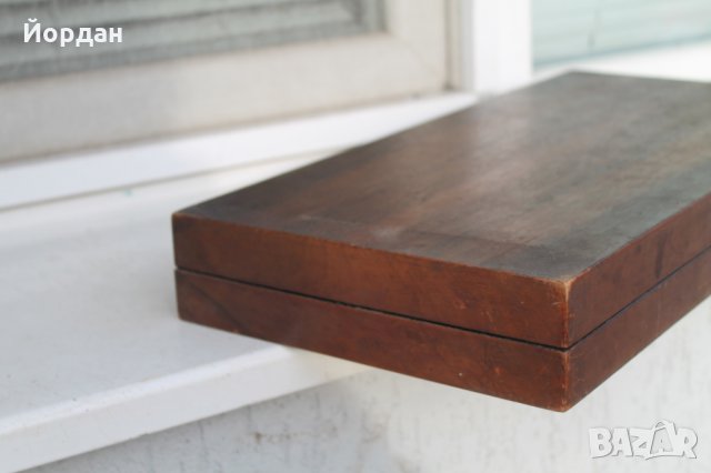 Дървена кутия табла, снимка 2 - Шах и табла - 35631220