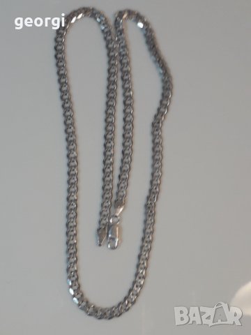 Сребърен синджир , снимка 1 - Колиета, медальони, синджири - 39051564