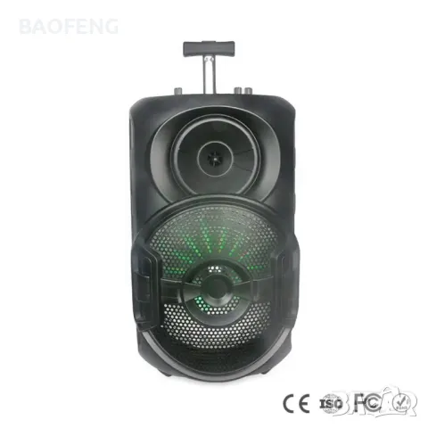 Нова Караоке тонколона 12" инча 4500 mah ,ZQS12106S от вносител караоке микрофон , снимка 10 - Тонколони - 49008913