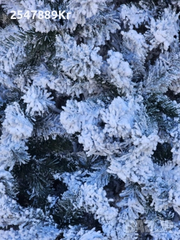 Изкуствена елха K r i n g Melbourne, Цялата заснежена с метална стойка., снимка 7 - Декорация за дома - 52231334